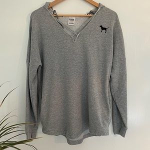 Grey Victoria Secret PINK Hoodie